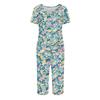 2 Piece Sets For Women Short Sleeve Top And Pants With Pockets Workout Soft  Print Sets