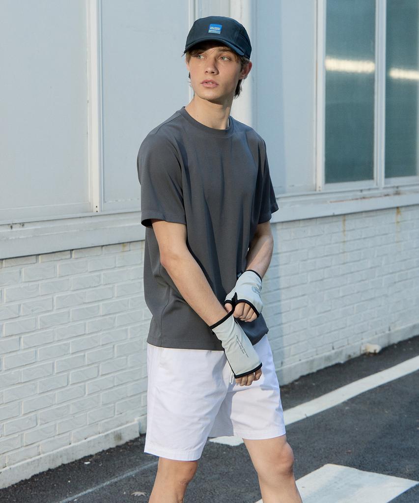 BASIC HOUSE [3Pack] Cool Air Mesh Round Short Sleeve T-Shirt 3-Pack (4 Colors) Lats0116 (A Type)