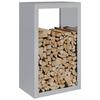 VidaXL Firewood Rack 60x40x100 Cm Galvanized Steel, Log Storage, Fireplace Log Holder, Support of 850994