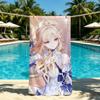 Genshin Impact Nicole Handtuch Für Camping im Freien Strandhandtuch Super Saugfähig Schnell Trocknend Sommerhandtuch