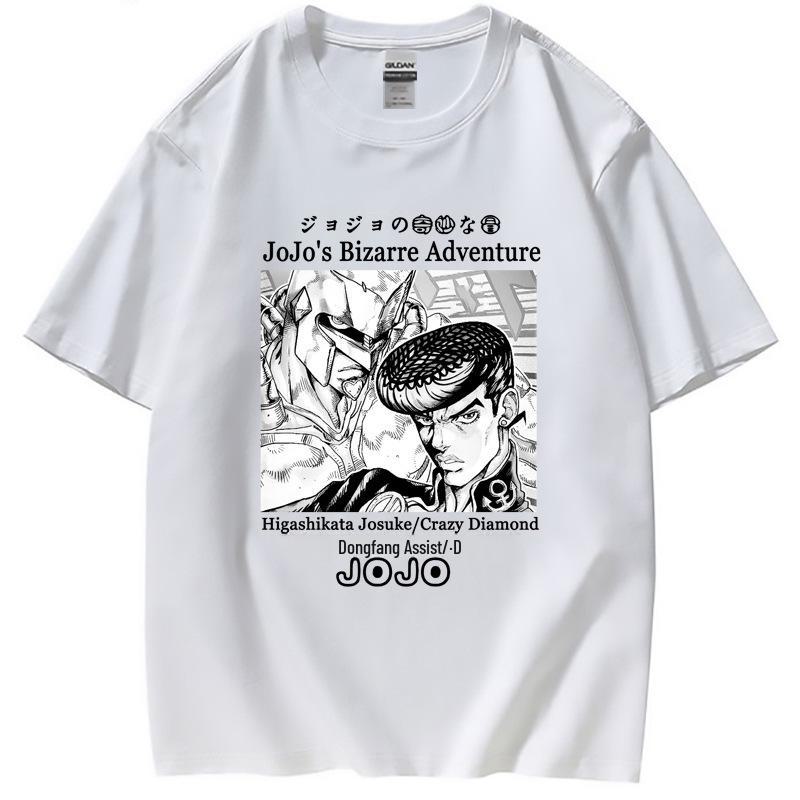 JOJO's Bizarre Adventure Touhou Josuke Crazy Diamond Loose Short Sleeve T-shirt Women