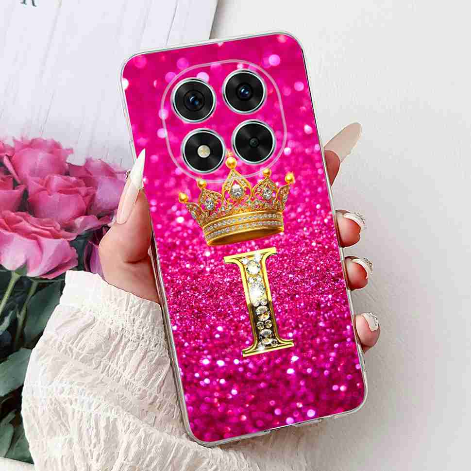 For Redmi Note14 Pro 5G Casing 6.67" Diamond Letter Back Cover Soft Silicone Cases For Xiaomi Redmi Note 14 Pro 5G Coque Fundas