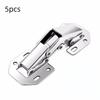 1/3/5pcs Cabinet Hinge 90 Degree No-Drilling Hole Cupboard Door Hydraulic Hinges Soft Close With Screws Furniture Hardware