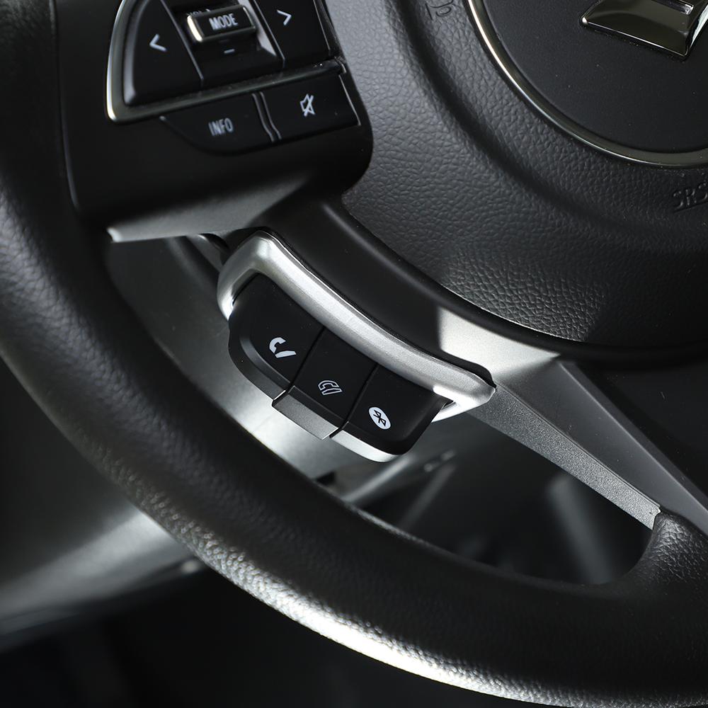 Cadre décoratif pour bouton de téléphone de voiture, accessoire d'intérieur pour Suzuki Jimny 2019 et plus, argent, rouge, fibre de carbone