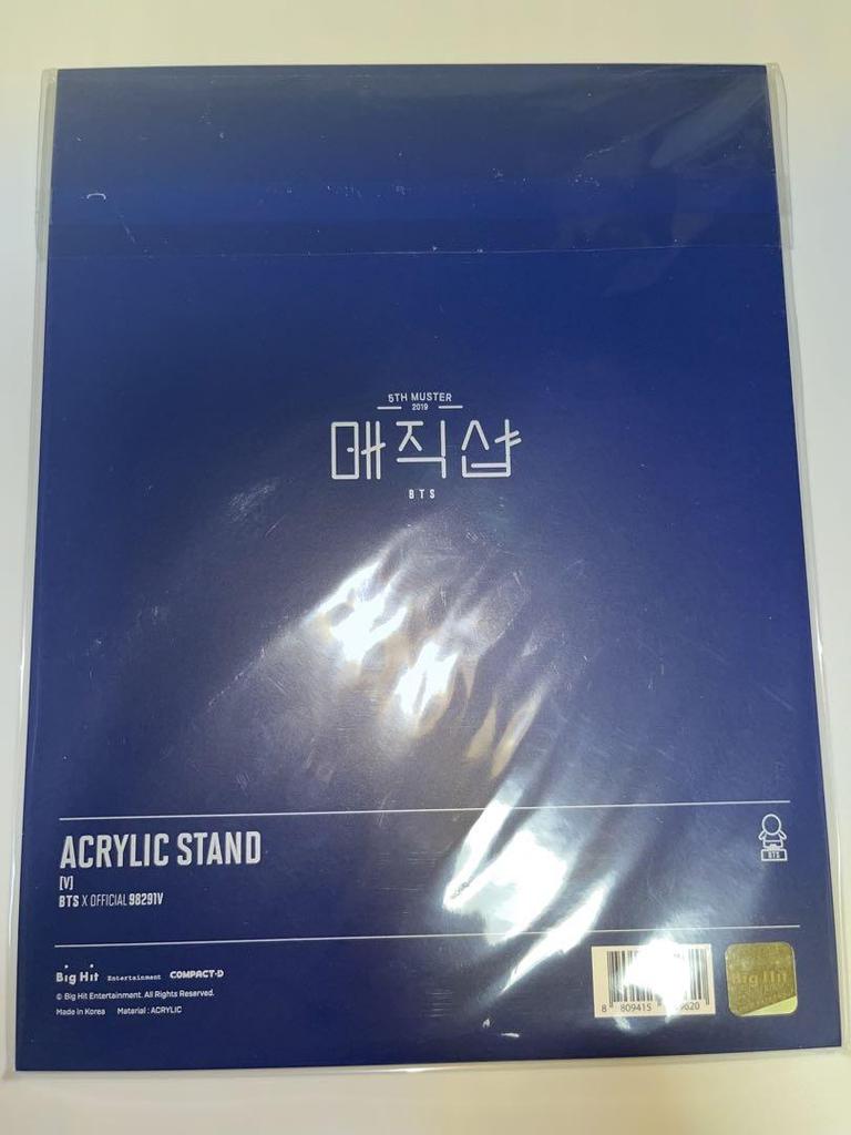 [USED] bts magic shop korea fan meet acrylic stand taehyung v
