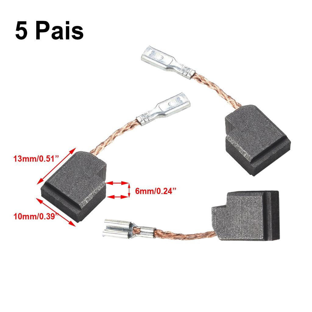 Carbon + Metal Carbon Brushes For D28112 For DWE46151