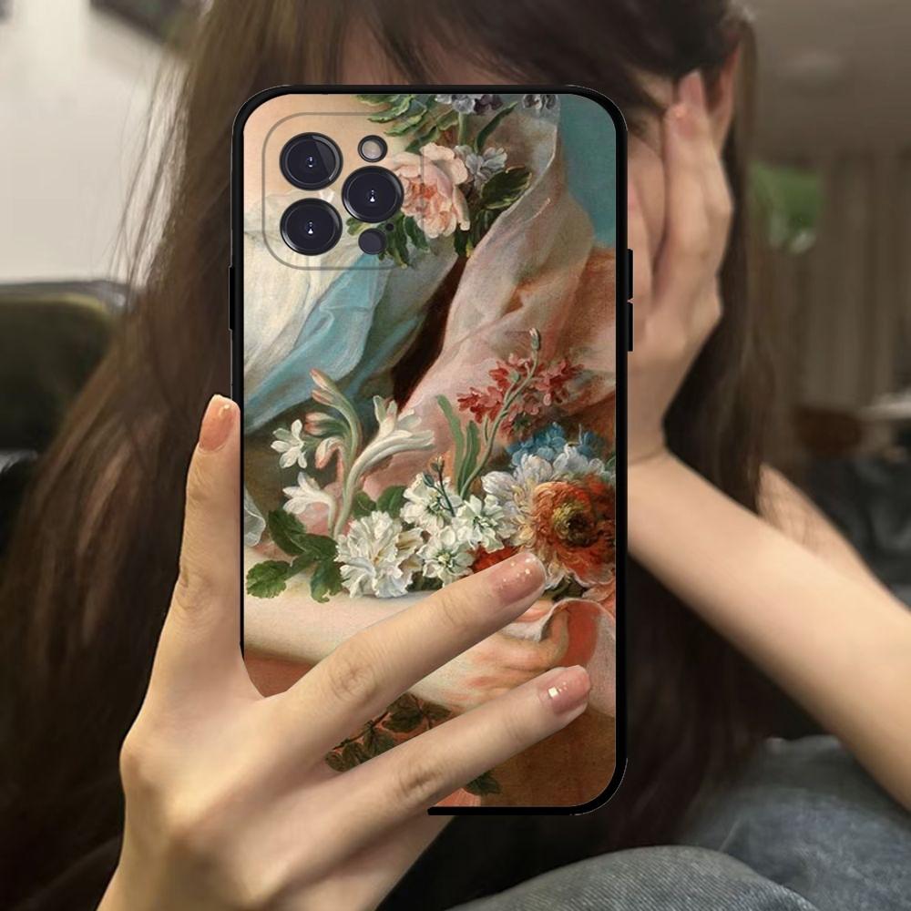 Renaissance Art Phone Case For IPhone 16 15 14 13 12 Mini 11 Pro XS Max X XR SE 6 7 8 Plus Soft Silicone Cover