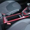 For Ford Focus 3 Focus3 MK3 2015 2016 2017 2018 LHD Center Console Water Cup Frame Sticker Decoration Cover Styling Accessories