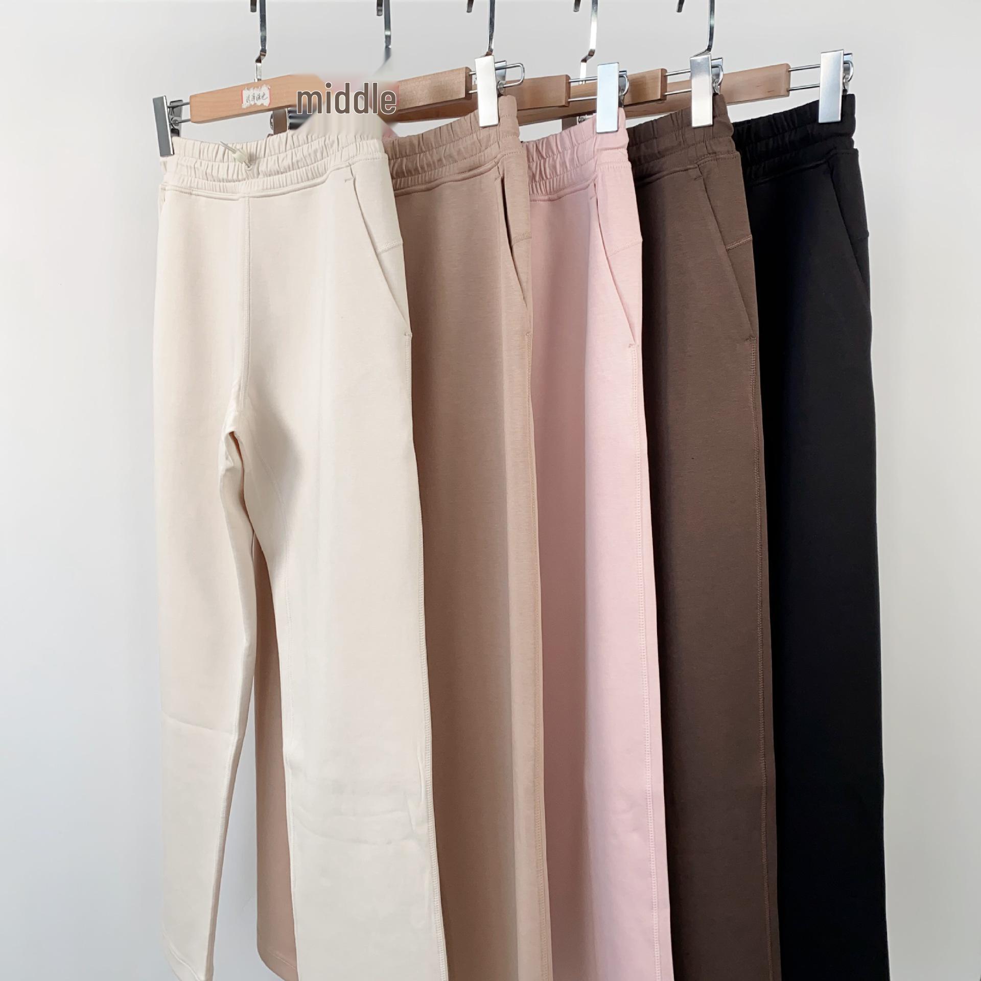 

Women s Slimming High-Waist Wide-Leg Modal Sweatpants for Spring/Summer - Casual and Comfortable Long Sport Pants Medium
