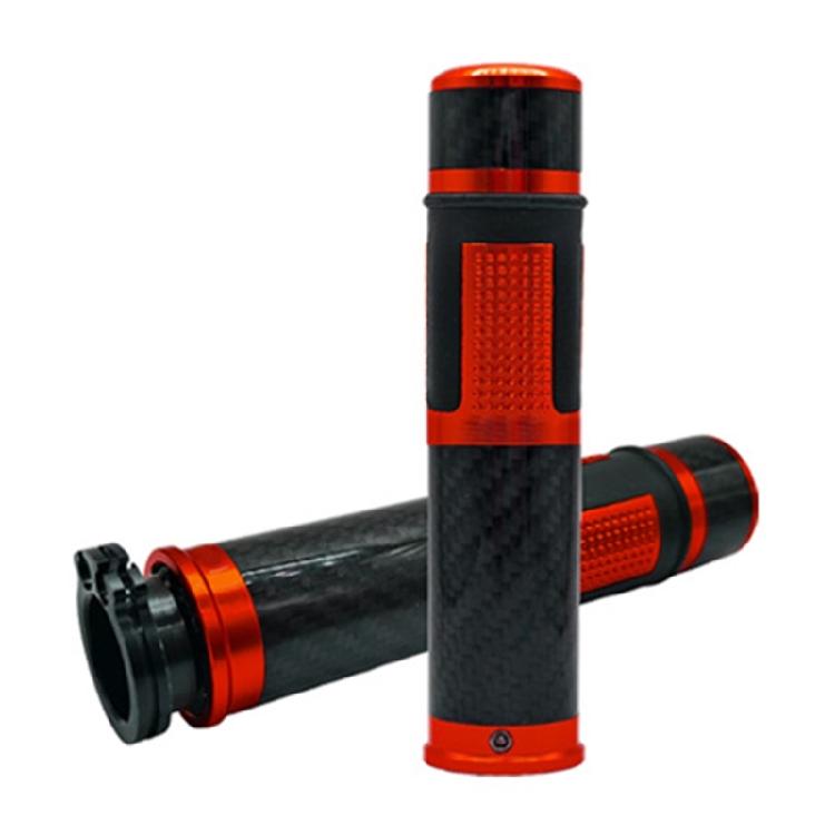 Stylish Carbon Fiber Design Motorcycle Grips Strong Strength Handlebar Providing Superior Grip Quick Install for Bikes
