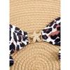 Sexig Leopard Micro Bikini Dam Badkläder Kvinna Badkläder Mini Trosa Tvådelat Bikiniset Strandkläder Badkläder