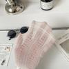Low Tube Women Ankle Socks Mesh Princess Dress Socks Pearl Frilly Short Socks  Women Girls