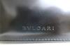 Authentic BVLGARI Black Leather Bifold Men Wallet Compact Wallet #a887  Refurbished
