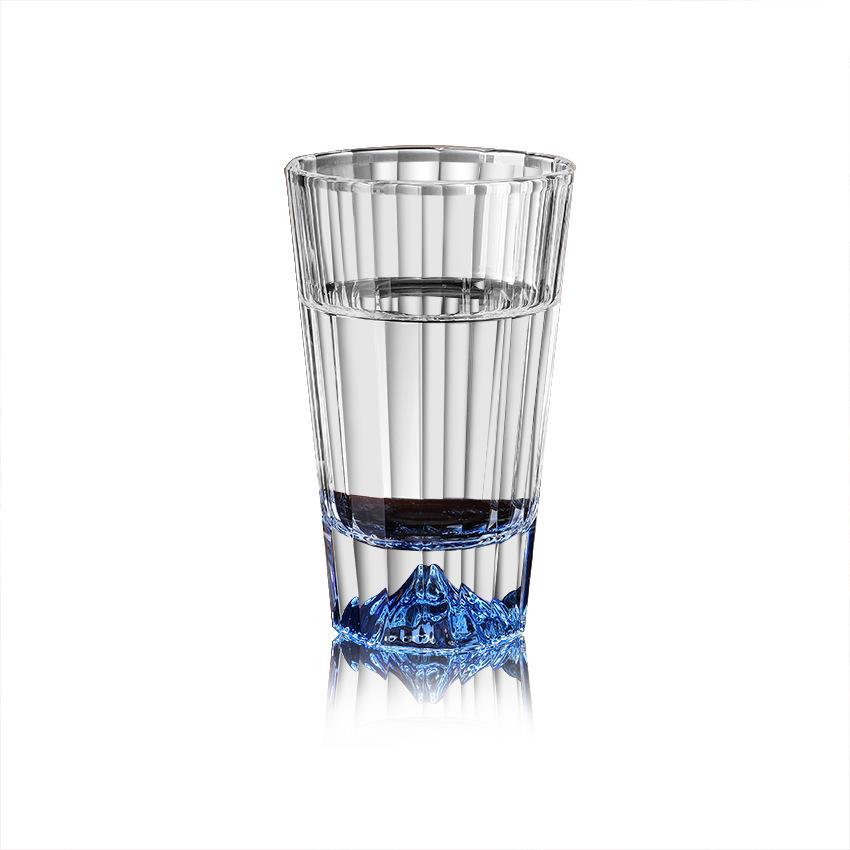 Bicchiere da whisky Monte Fuji in cristallo Bicchiere creativo Domestico KTV Bar Bicchiere verticale per Baijiu