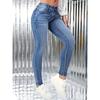 Neue Damen High Waist Stretch Skinny Jeans, Po-Hebende Knöchellange Jeans mit Slim Fit für Lässige Tägliche Mode