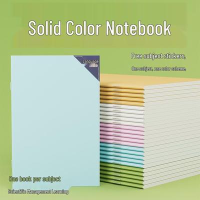 16k Color Minimalist Softcover Lined Student Workbook Notebook
