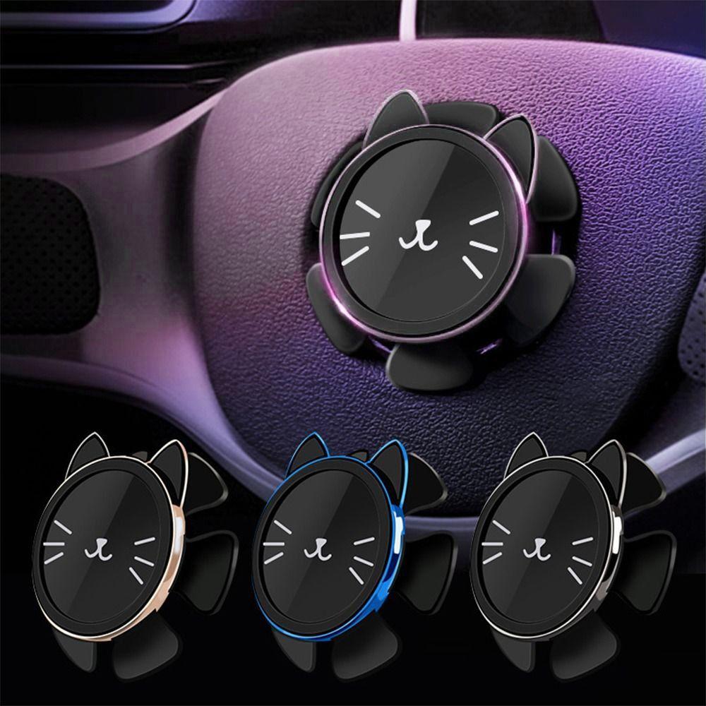 Cat Car Phone Holder Rotatable Mount Auto Accessories New Steering Wheel Holder