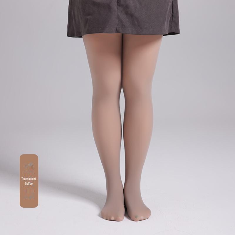 Černé průhledné legíny velké velikosti – nosnost 200 lb, Dámské punčochové kalhoty na jaro/podzim/zimu