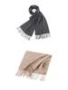 Korean Style 100% Wool Scarf: Women's Autumn/Winter Neck Warmer & Men's Shawl
