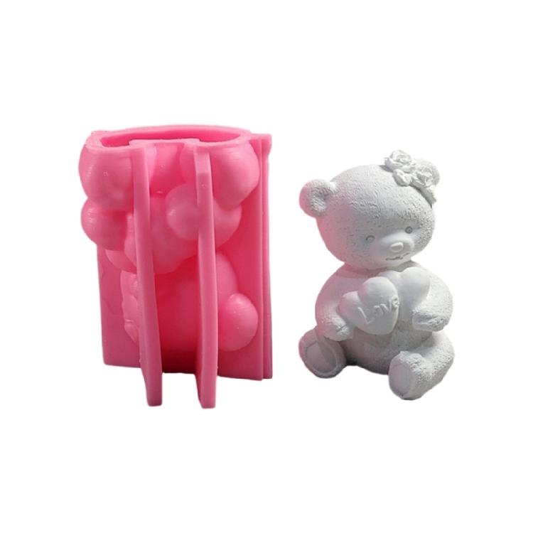 

3D Gypsum Candle Mold Reusable Silicone Mold for Home Decorations Animal Shaped Aromatherapys Mould Jewelry Supplies