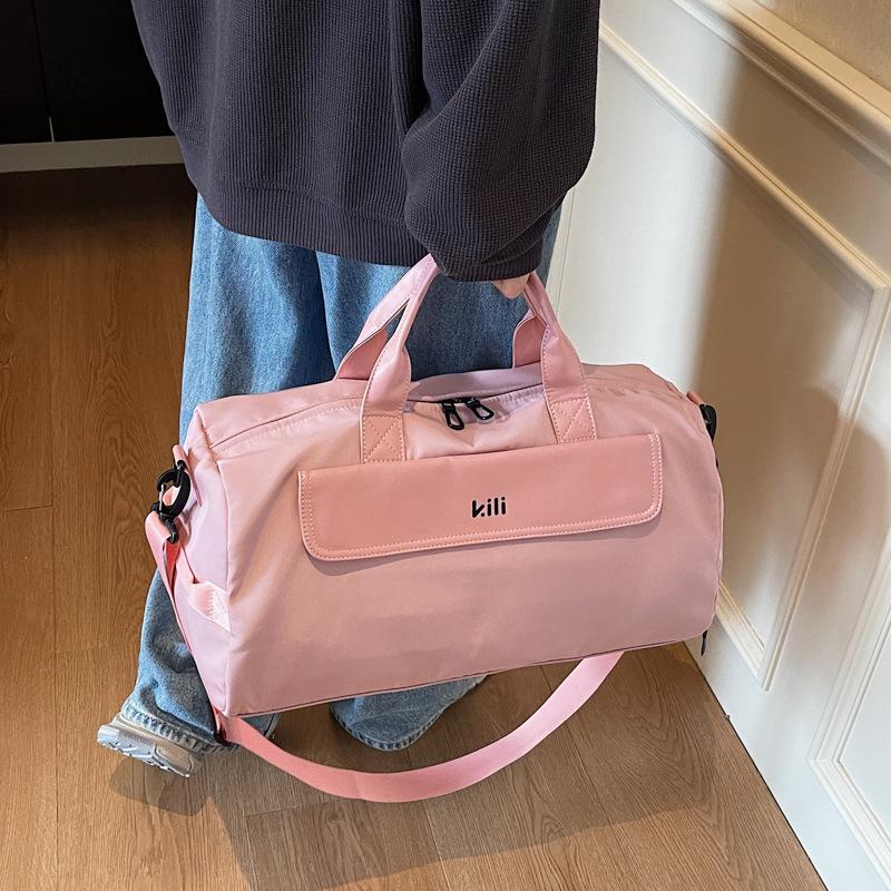 Damen Reisetasche mit großem Fassungsvermögen für grenzüberschreitende Reisen, Nass-/Trocken-Trennung, Trainings- und Sport-Duffelbag für Herren, leichte Handtasche für kurze Strecken