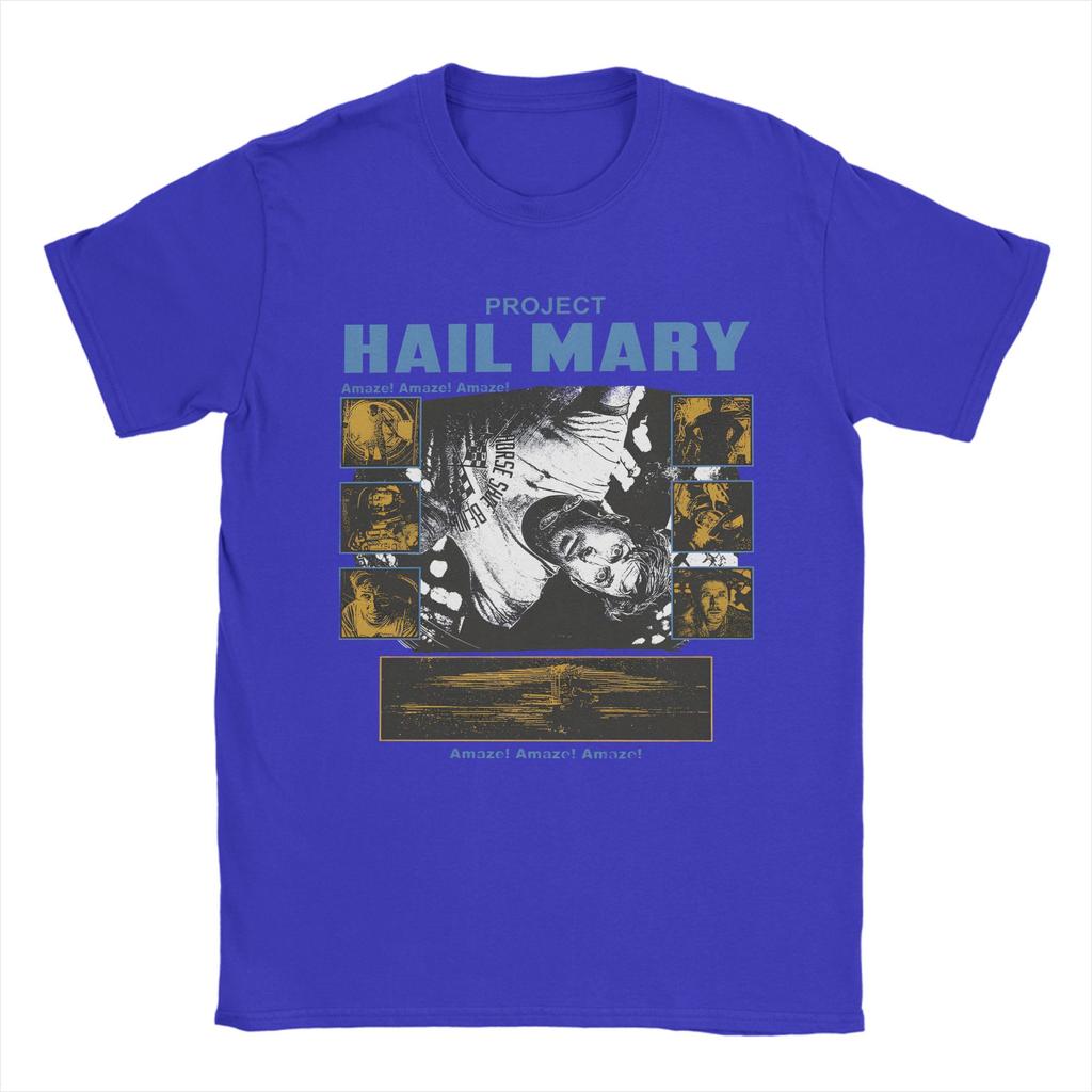 Unisexs Womens Project Hail Mary Save The World SciFi Rocky amaze Shirt Cotton Graphic Print TShirt Clothing Outfits