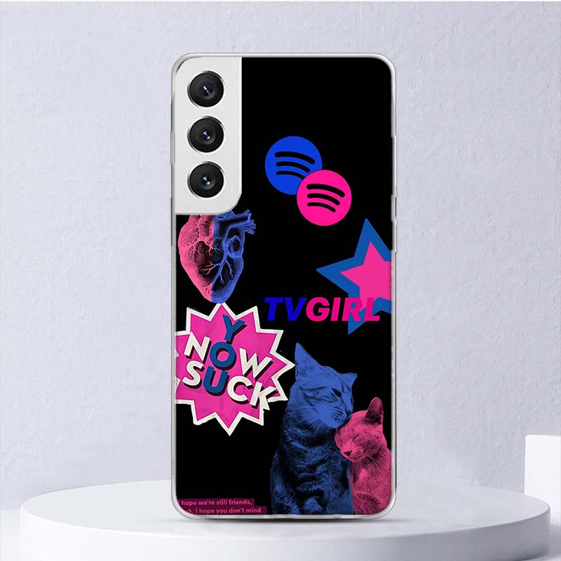 TV Girl Album Soft Case For Samsung Galaxy S25 S24 S23 S22 Ultra Phone Cover S20 FE S21 Plus S25 Edge + Funda Coque