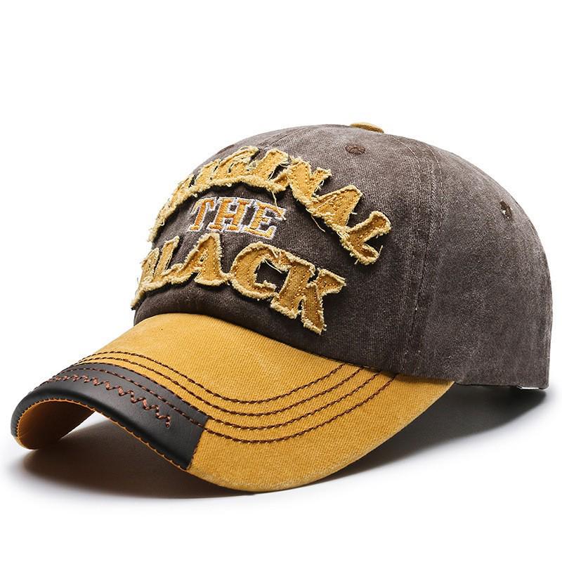 Retro Amerikanische Street Duckbill Baseballkappe mit großem Schirm & weichem Oberteil - Waschbar für Damen & Herren