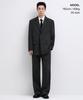 MUSINSA STANDARD Real Wide Hidden Banding Slacks [Charcoal Gray]