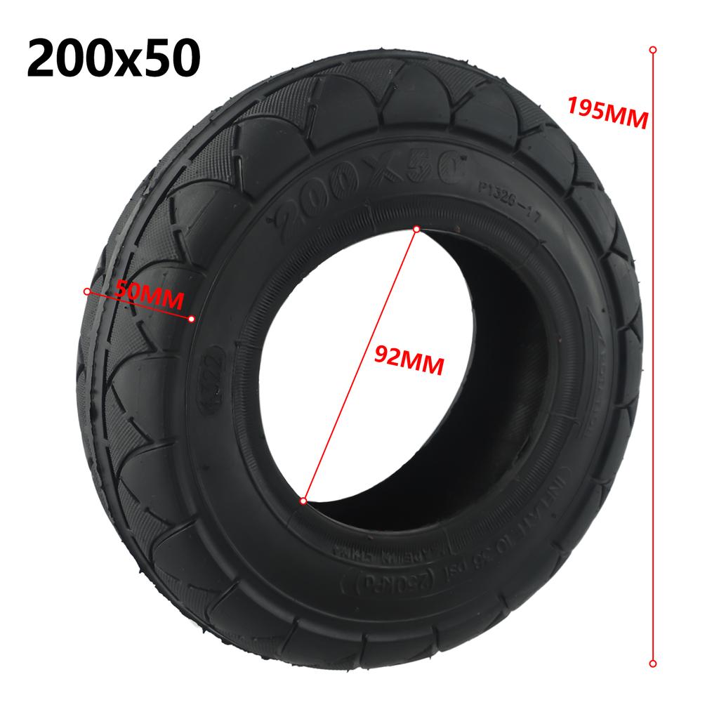Schlauch 200x50 Schwarz Hohe Qualität Gummi Stark