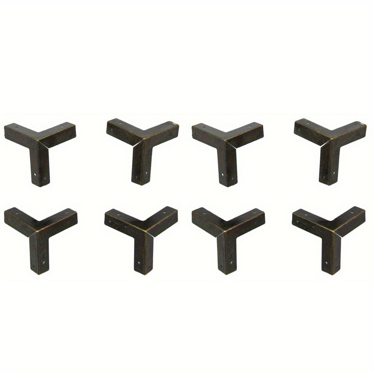 

8pcs Antique Bronze Corner Protectors, Wooden Box Coner Wine Box Protector,, Triangle Corners Bracket бронзовий