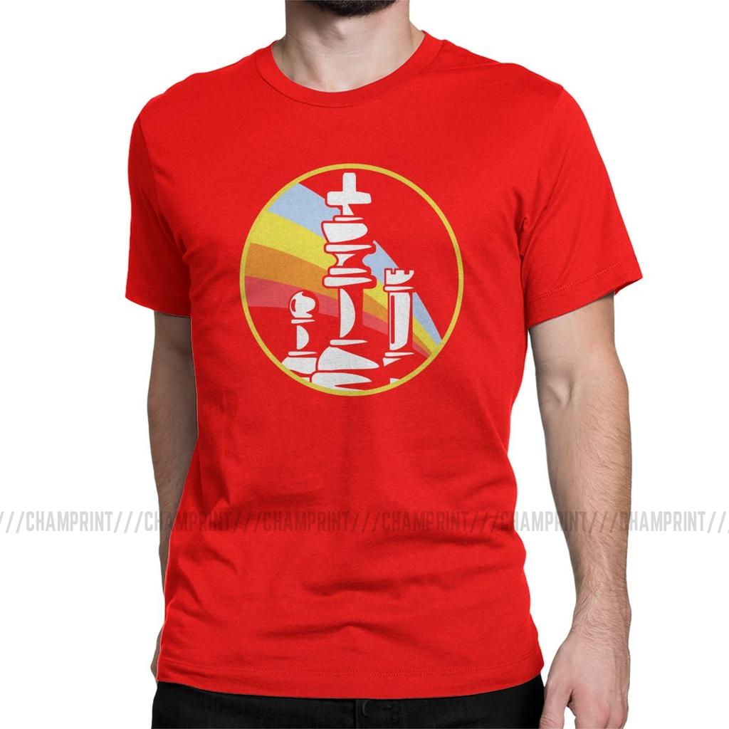 Chess Tournament Men T Shirt Intellectual Game Player Novelty Tee Shirt Short Sleeve Crew Neck T
