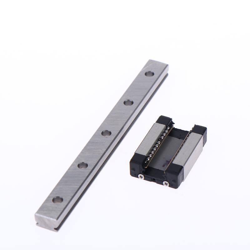 Lml9C Miniatura Trilho Linear Trilho 9Mm Largura Bloco Deslizante Carrinho de Trilho Linear Movimento Linear Com Trilho de 100Mm