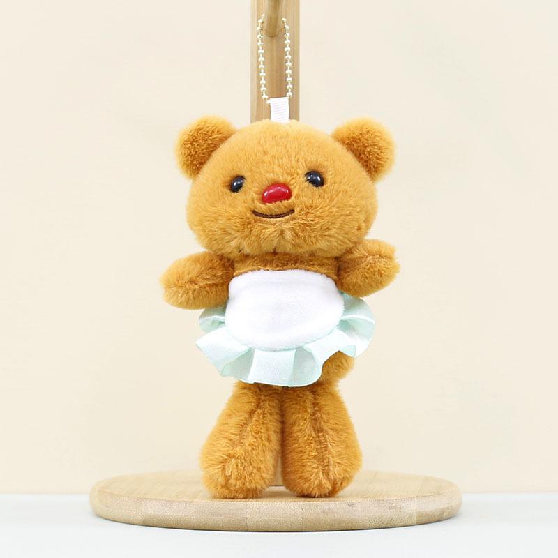 

Charming Bear Butter Plush Keychain Soft And Cuddly Teddy Bear Ornament