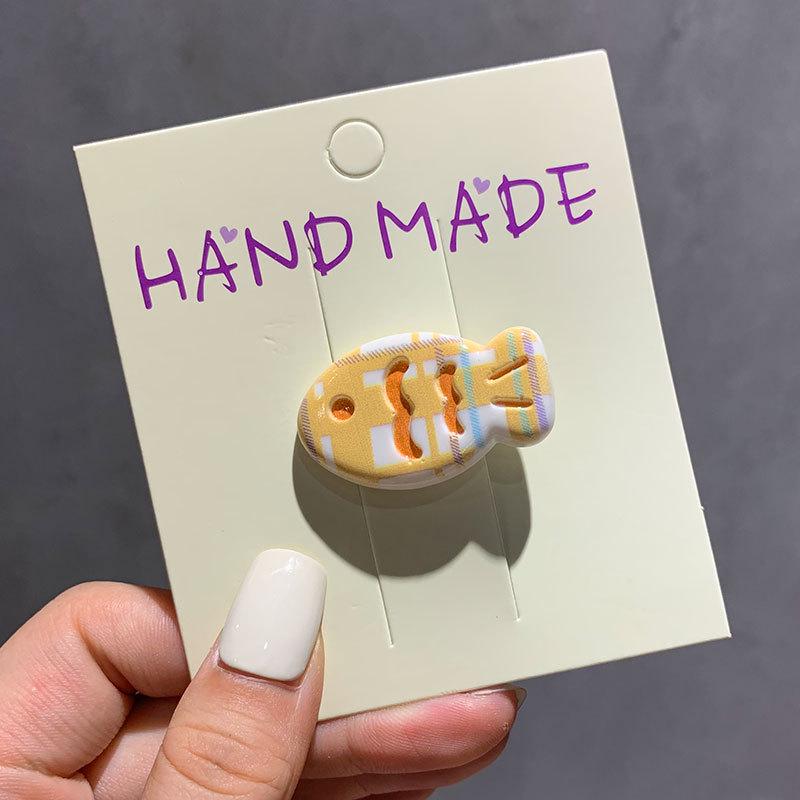 Dopamine Color Sweet Hairpin Korean Duckbill Clip for Women & Baby Bangs