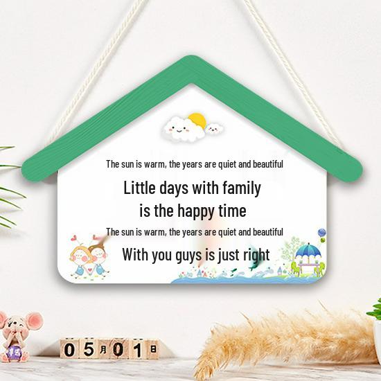 Creative Welcome Home Hanging Sign for Entryway