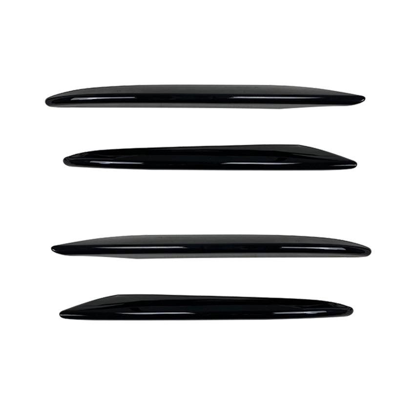 Pentru Mercedes-Benz W213 2016-2020 E200 260 300 ABS fibră de carbon splitter spoiler bară față protecție lampă ceață kit caroserie accesorii