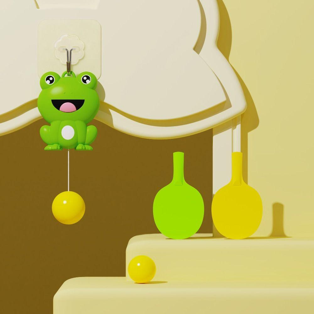 

of Myopia Hanging Table Tennis Trainer Cartoon Frog Parent-child Interaction Ping Pong Exercise
