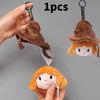 Harry Potter Ron Weasley Hermione Granger Extendable Hat Plush Keychain Doll Toy