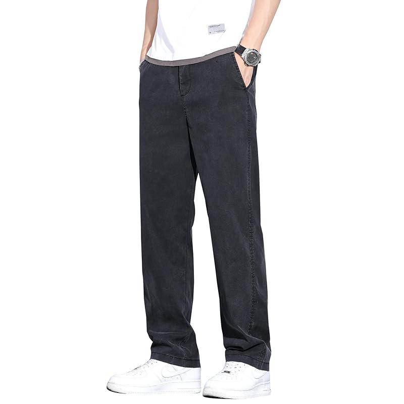 

[HMT] pants men s summer clothes cold sensation slacks Popularity wide tapered pants lightweight quick drying straight pants Relaxing large size