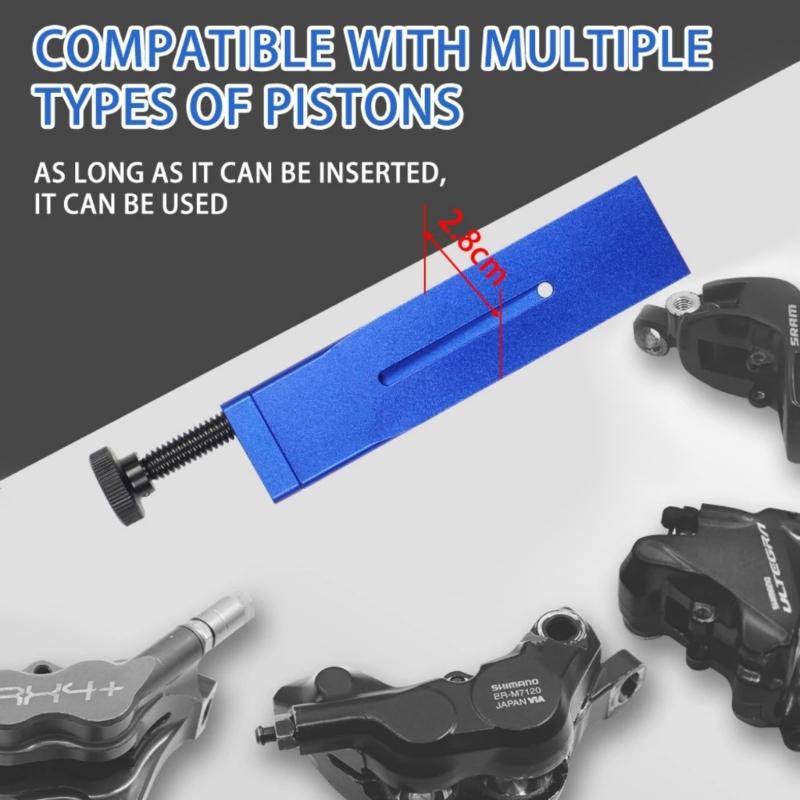 Bicycles Brake Piston Press Tool Suitable for Multiple Bike Models Easy Assembly Compressor Spreader Tool