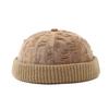 Trendy and Stylish Distressed Retro Color-Block Skull Cap - Autumn and Winter New Korean-Style Face-Slimming Beanie, Unisex Hat