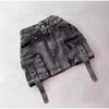 Y2K Retro Denim Skirt Harajuku Goth Short Skirt Black Low Waist Mini Skirt Casual Spring Summer Sexy Slim Fit Hip Skirts