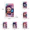 Kpop Demon Hunters Rumi Mira Zoey Mini Figure Plastic Toy With Weapons For Fans And Kids