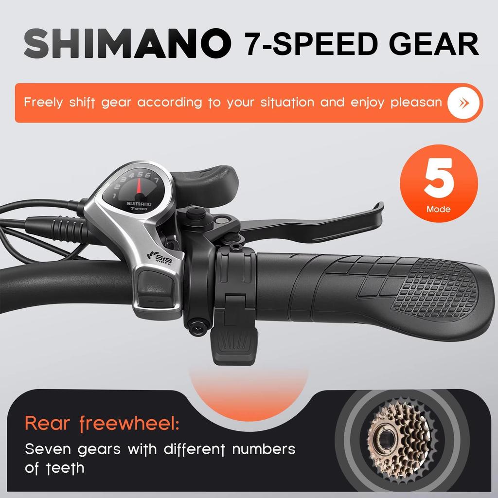 New Ebike EC27 Style 500w Motor 48v 35ah Battery Adult Electric Bike 27 Inch Tire Can Be Ridden On All Terrains E-Bicycle Daily Commute