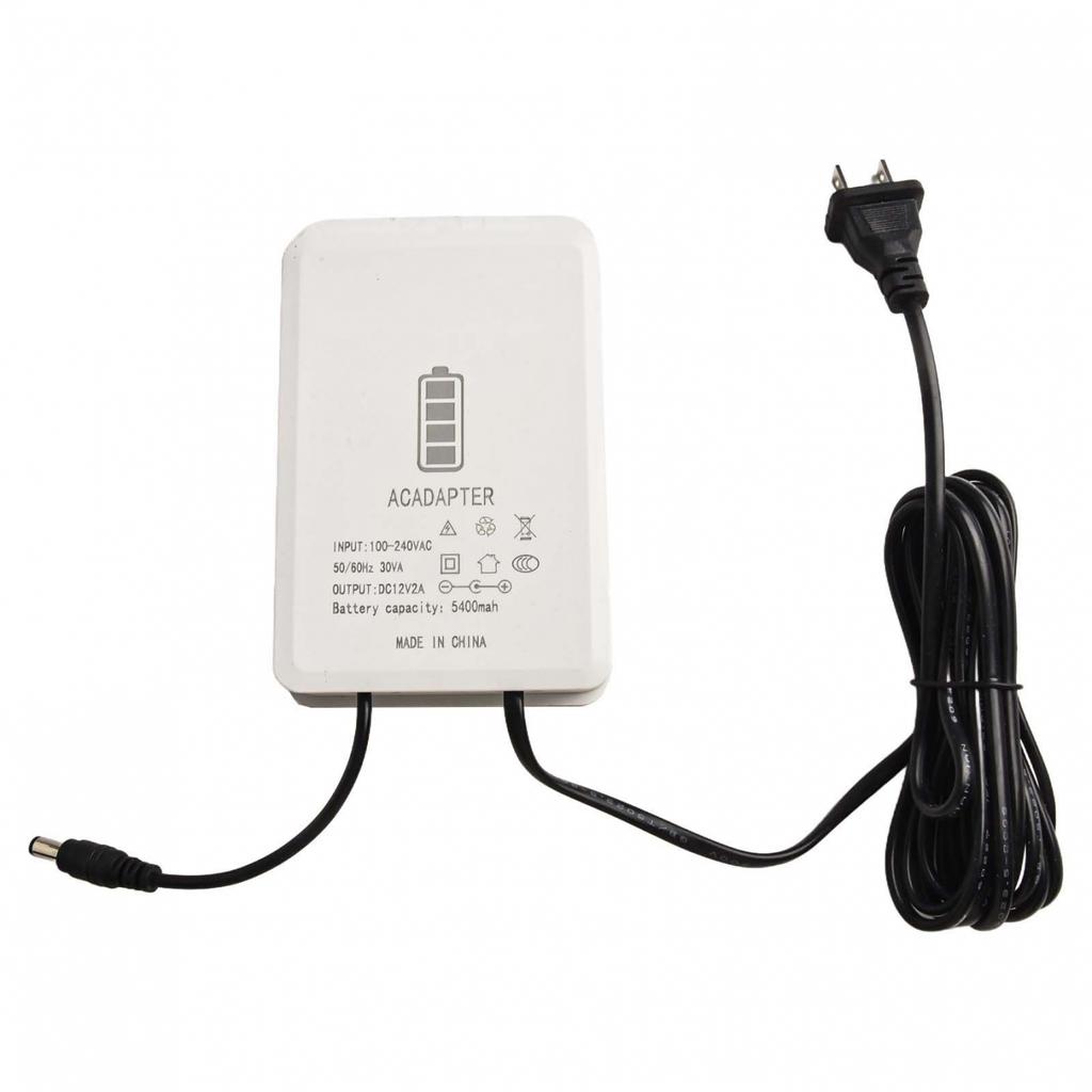 Rainproof Power Adapter for Outdoor Uninterrupted Monitoring Cameras