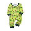 Christmas Print Cute Family Set Pajamas, Home Clothes, Family Set Long Sleeve Top Pants Set