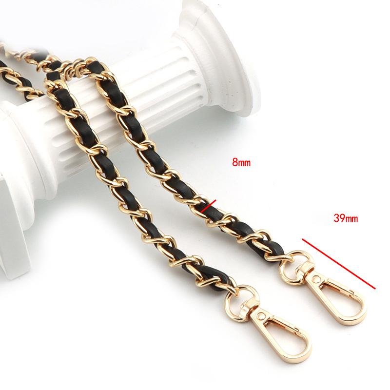 120Cm Long Pu Leather Bag Strap For Crossbody Handbags Shoulder Bag Strap Replacement Accessories 0.8Cm Wide Bag Chain