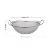 1Pcs Stainless Steel Strainer Basket Fine Mesh Multi-size Juice Rice Flour Sieve Large With Double Handles Food Filter Drainer