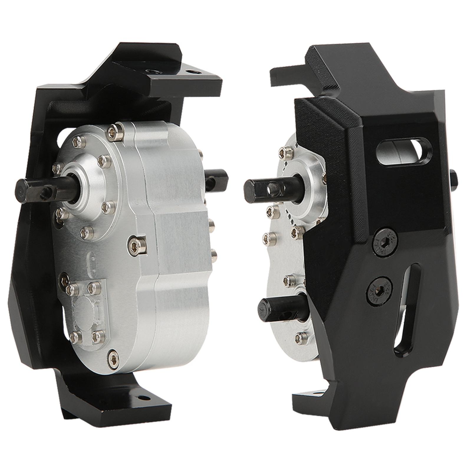

Metal Gearbox Transfer Case with Mount Fit for D90 1/10 RC Crawler Car Model